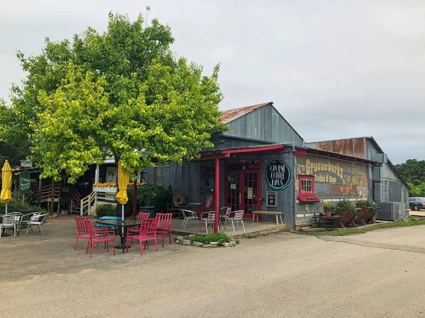 Coffee Shop in Gruene Texas