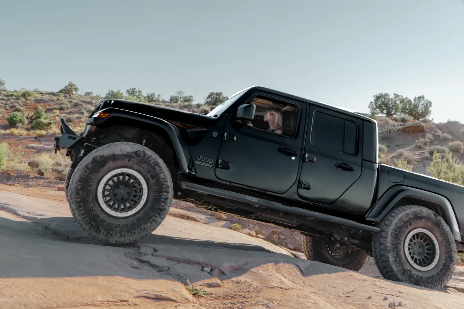 Jeep Gladiator Off roading in Moab